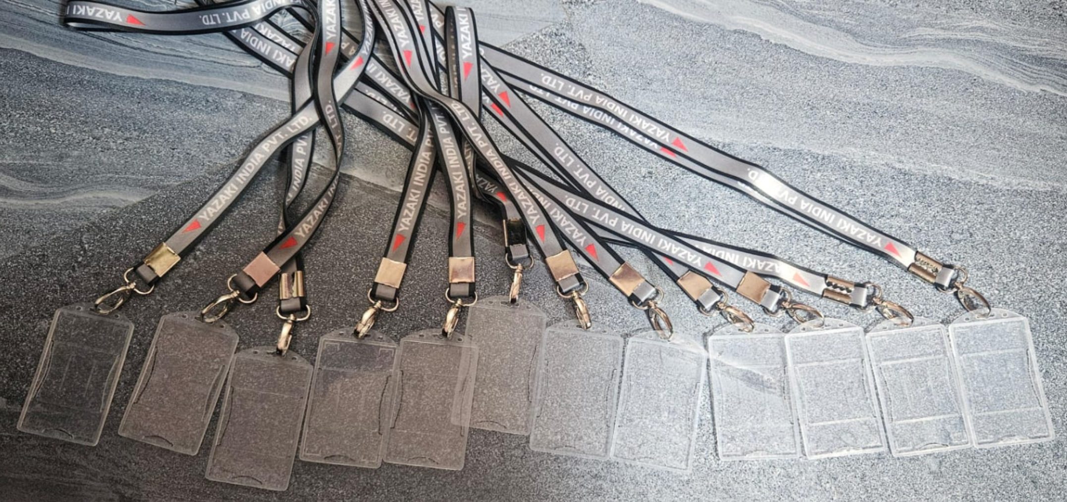 Custom printed ID card lanyards and holders